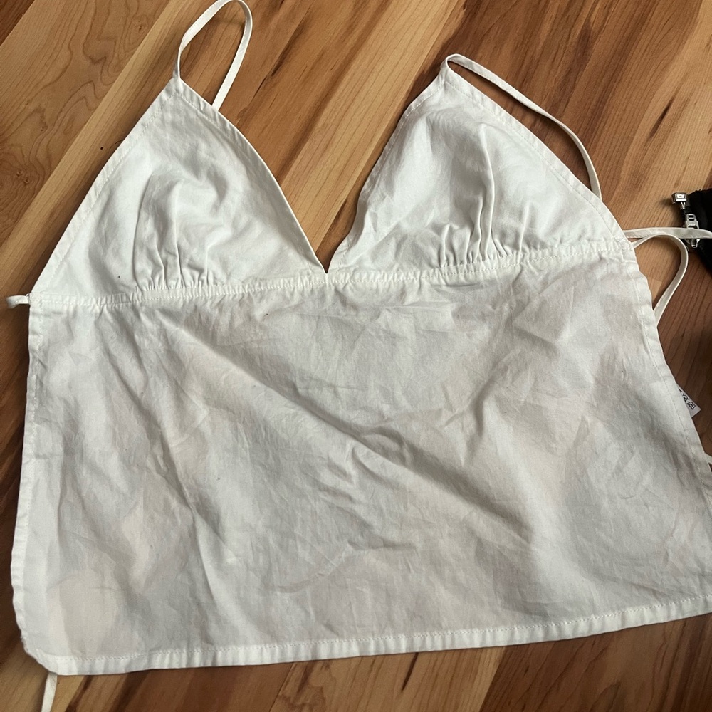 Brandy melvillie backless white top